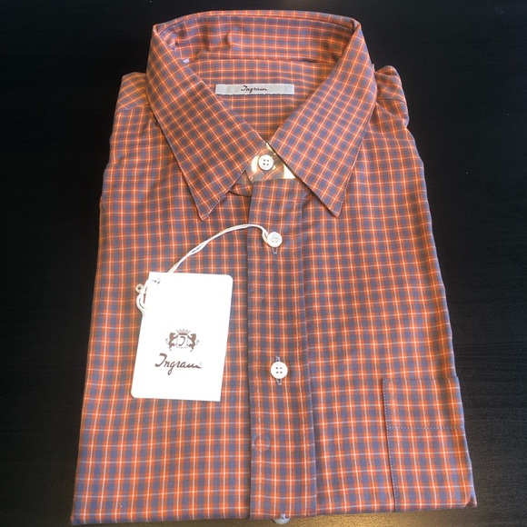 Ingram Made In Italy Button Up Shirt XL - Picture 2 of 5